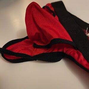 Men's Red and Black Underwear